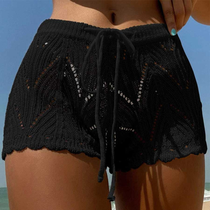 Short de plage ajoure