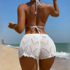 Short de plage ajoure