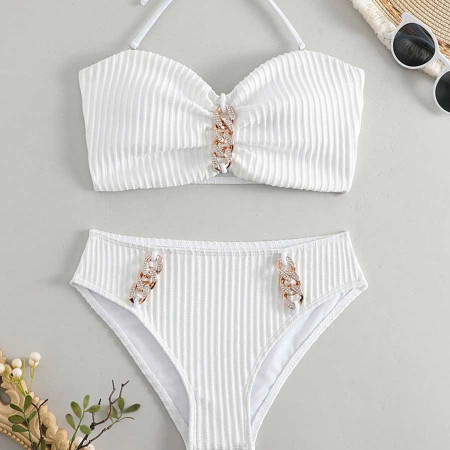 Mila  bikini taille haute femme